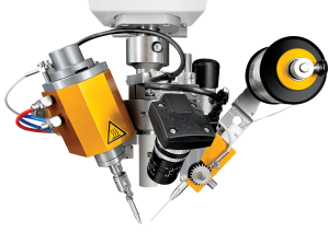 Iron head for soldering robots